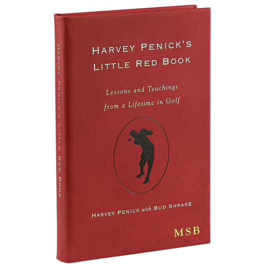 Harvey Penick's Little Red Personalized Leather Book